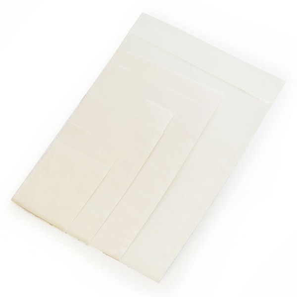 Flachbeutel - Kraftpapier weiß T2